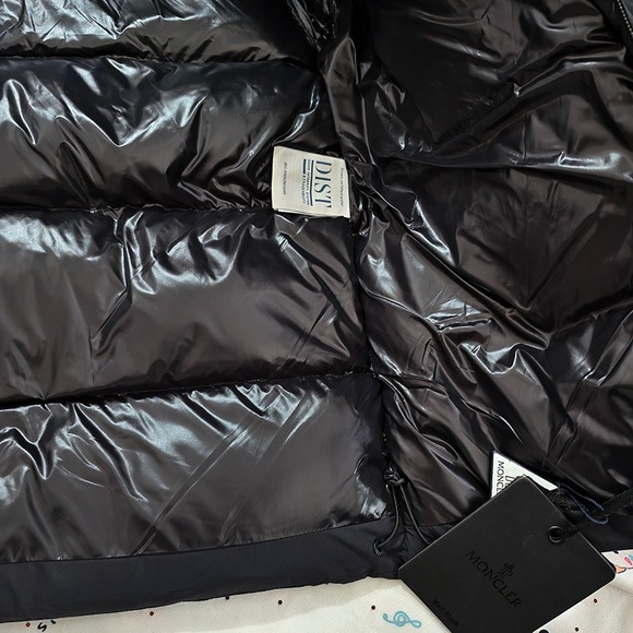 Moncler Black Hooded Down Jacket - Picture 10 of 13